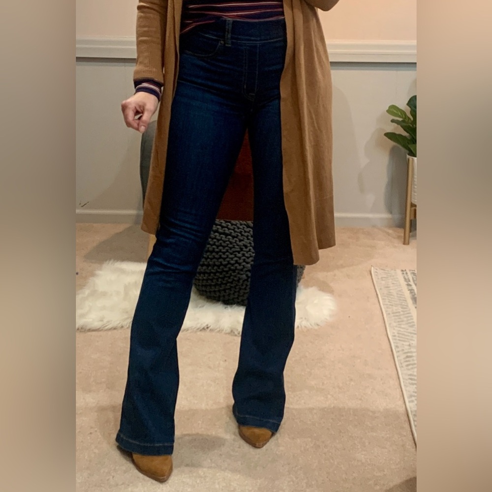 Spanx pull on flare jeans